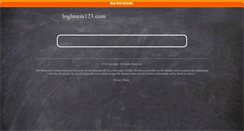 Desktop Screenshot of loglmein123.com